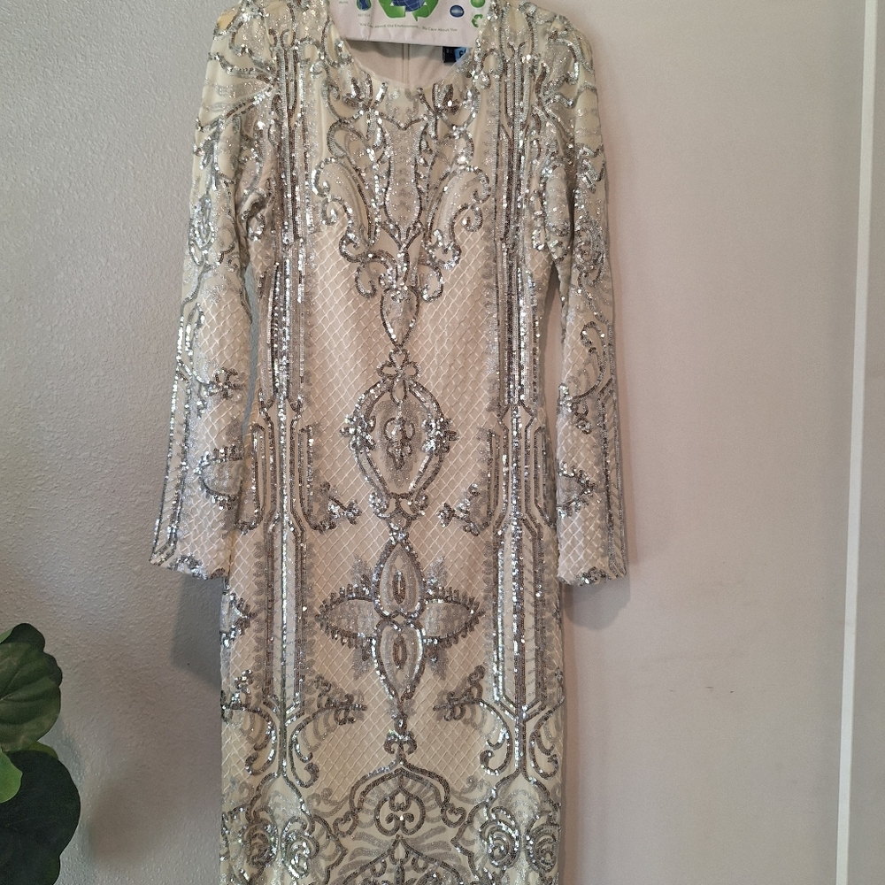 Betsy Adam Formal Sequinn Dress